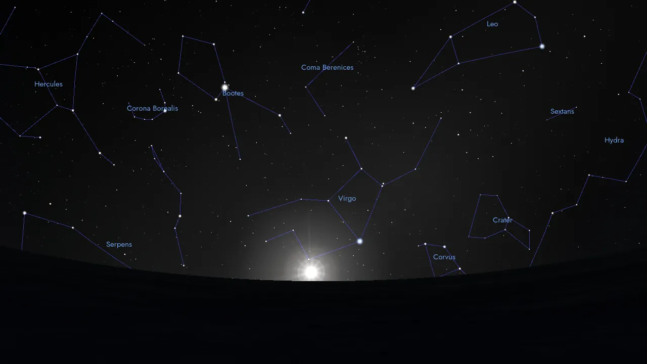 Fig. 2 - Vernal equinox in 13'170 BC