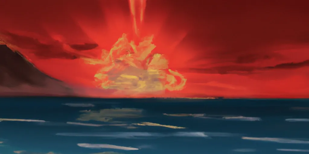 Ill. 2 - Tactical explosion over the sea