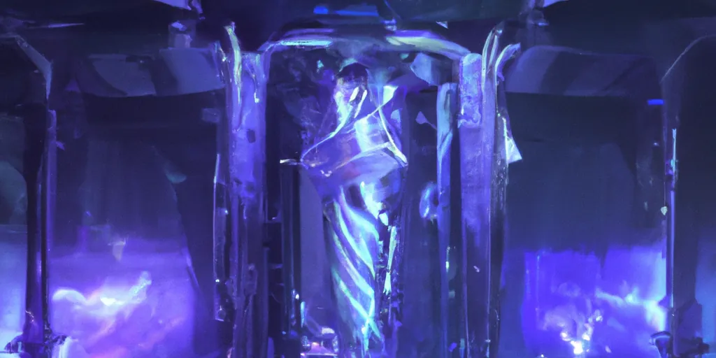 Ill. 3 - Humanoid in a cultivation pod