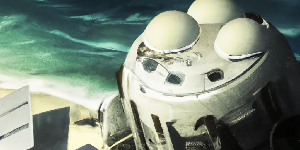 Ill. 1 - Geodetic installation by the ocean