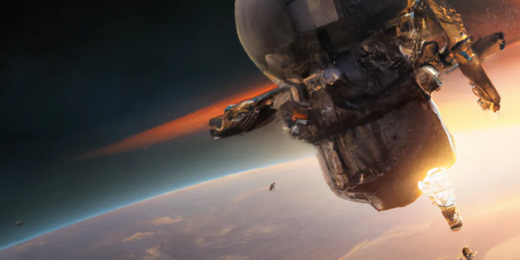 Ill. 3 - Poste avancé en orbite