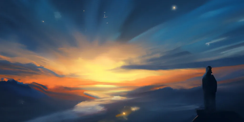 Ill. 1 - Observer le coucher de soleil étoilé